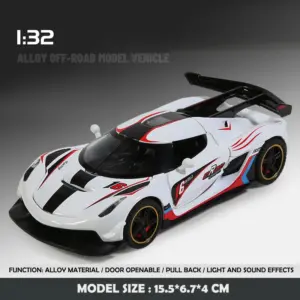 Diecast 1:32 Jesko Super Car Model 17 S33e16dcac9984387a4bdc28136092a5ao