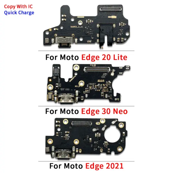 USB Charging Port Flex Cable For Moto Edge 20 Lite S - Image 6