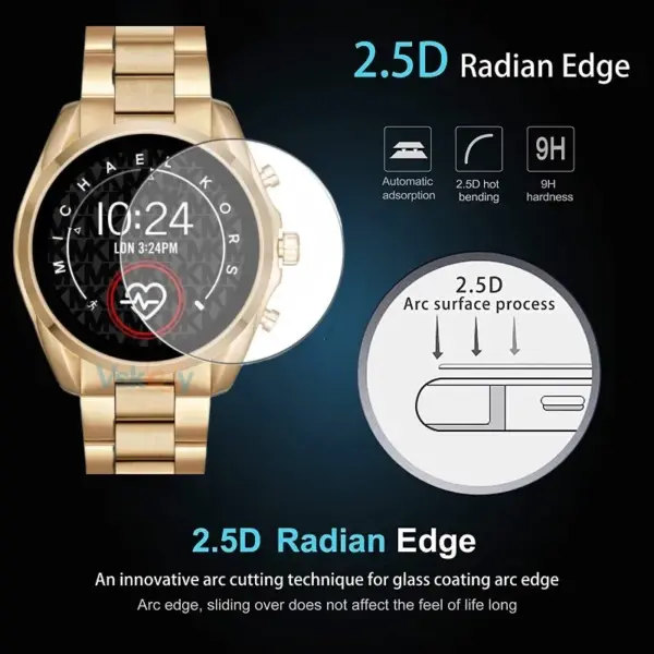 5PCS Tempered Glass for Michael Kors Watches - Image 2