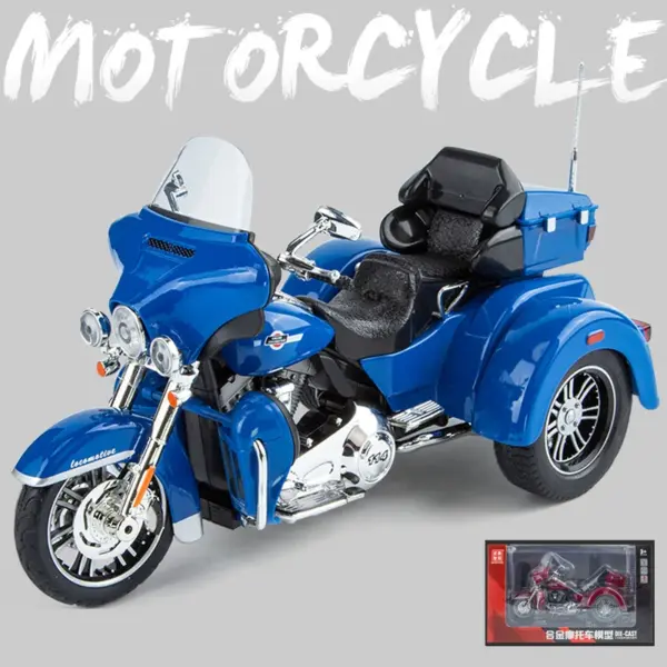 1:9 CVO Tri Glide Alloy Scale Motorcycle Model - Image 7