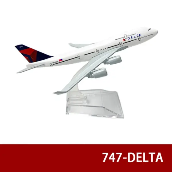 Diecast Boeing 747 777 Airplane Model 15cm - Image 32