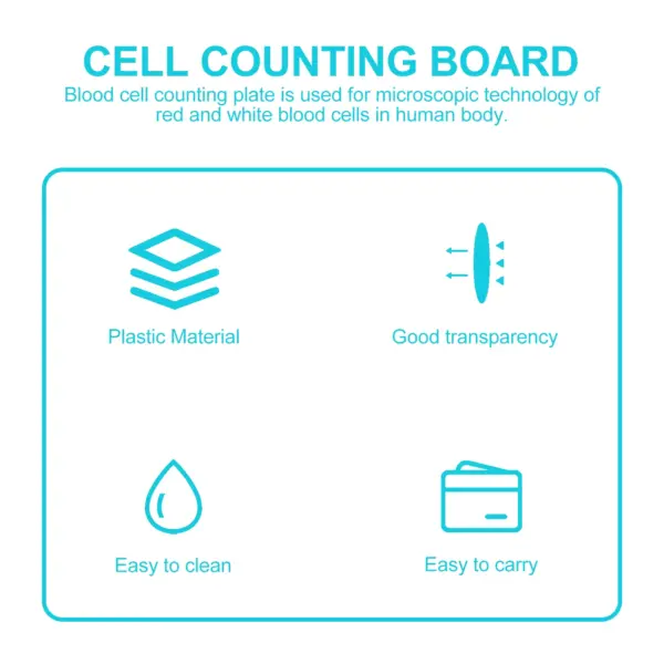 Hemocytometer Counting Chamber for Cell Analysis - Image 2