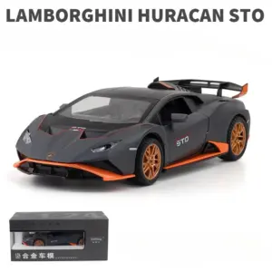 Alloy 1:24 Lambo Huracan STO Diecast Model 16 S34ce8d1a208f4f86af774a856b591954G