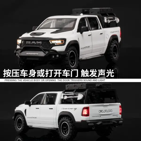 1:32 Dodge RAM 1000 TRX Alloy Car Model - Image 3