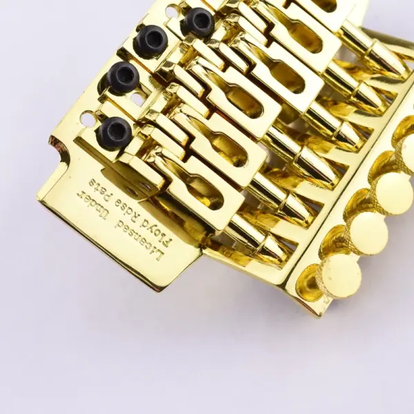 Tremolo System Bridge for Guitar - Gold/Chrome - Image 2
