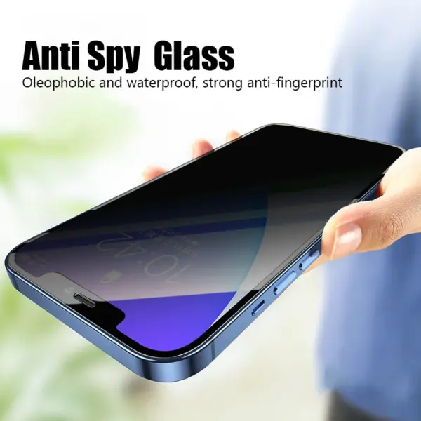 Privacy Glass for iPhone 14 13 12 11 Anti Spy - Image 2