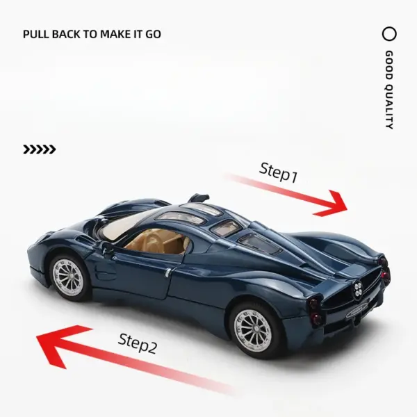 Official Pagani Utopia Sport Car Model Diecast Toy - Image 5