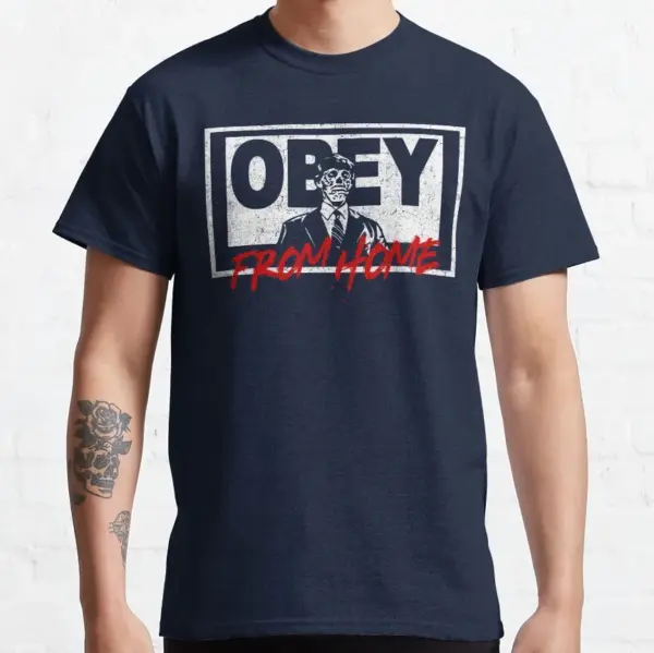 Retro Obey Graphic Tee for Men S-6XL - Image 12