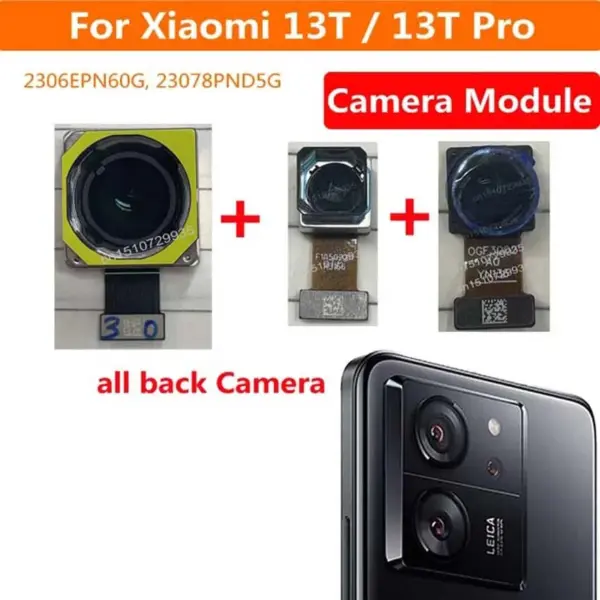Front Facing Selfie & Rear Camera Flex Cable for Xiaomi 13T - Image 2