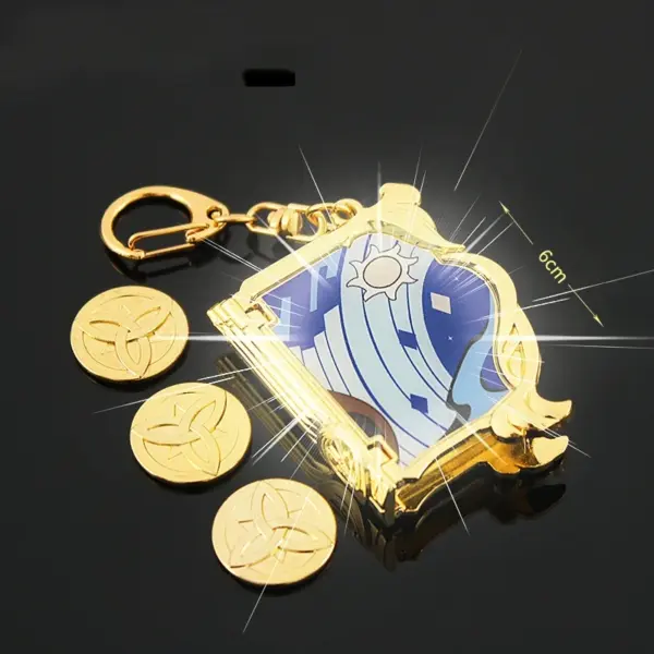 Genshin Impact Sword Metal Keychain Collection - Image 19