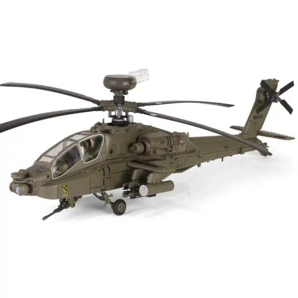 1:72 Scale US Army AH-64D Apache Model
