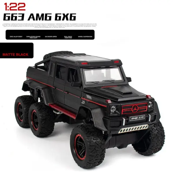 1:22 Mercedes Benz AMG G63 Diecast Model - Image 8