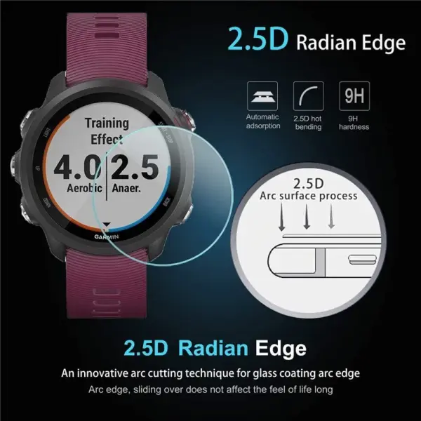 5PCS Garmin Forerunner 255 Tempered Glass Protectors - Image 3