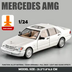 Diecast 1/24 Scale Benz W140 Model Car 20 S363a9824b73a45579d7d60c747e8a82ab