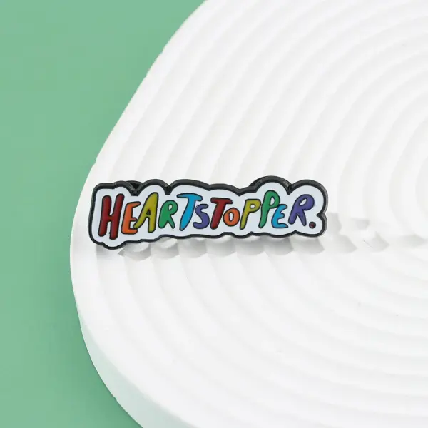 Colorful Heartstopper Enamel Pin Brooch - Image 6