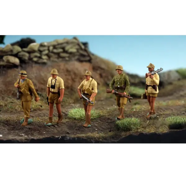 1:72 Scale Resin German Marching Group Model - Image 2