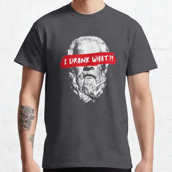 Socrates Humor Graphic T-Shirt for Men - Image 7