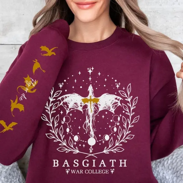 Fourth Wing War College Women's Sweatshirt - Image 4