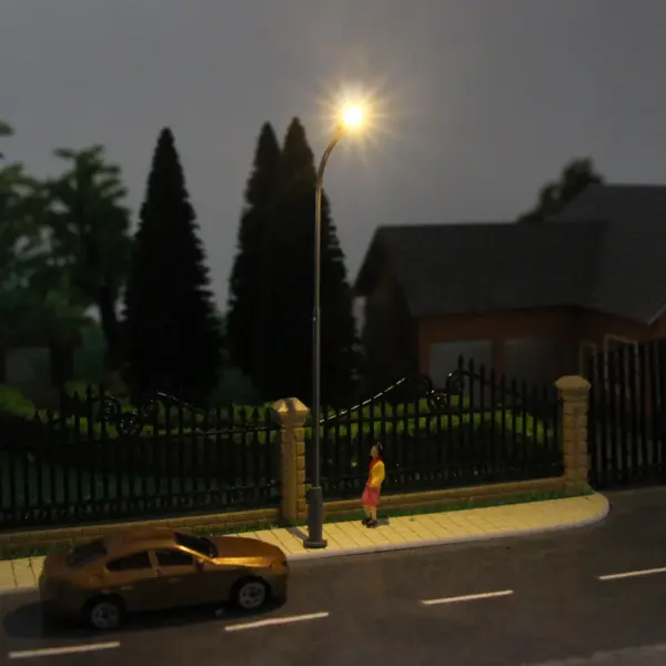 10pcs Metal Railway Street Light Lamps 3V - Image 13