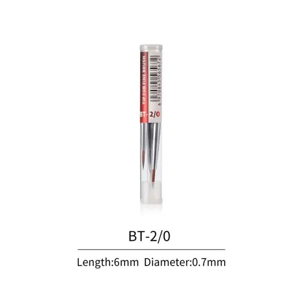 Aluminium Alloy Interchangeable Fine Tip Brush - Image 18