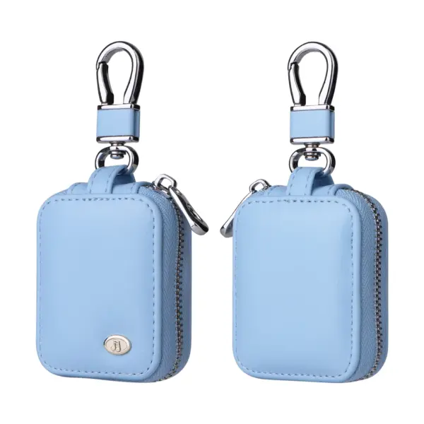 Universal Leather AirPods Case with Zipper - Image 14