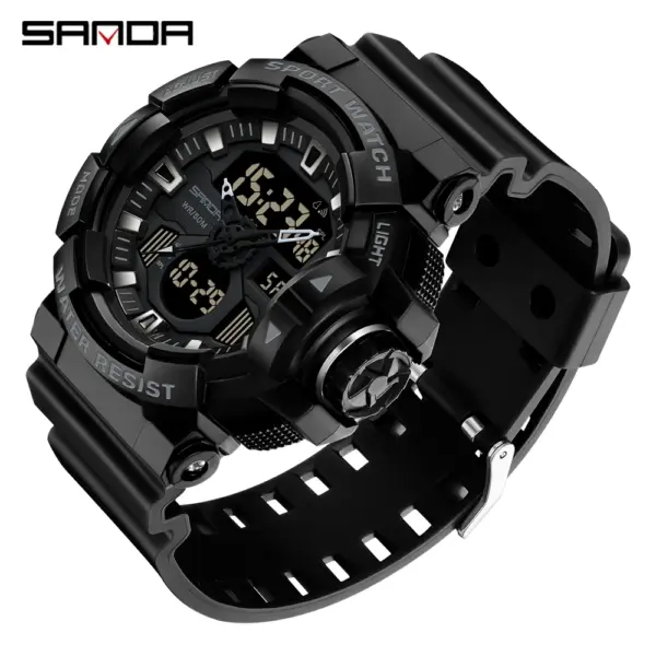 SANDA 3129 Military Sport Quartz Wrist Watch - Image 10
