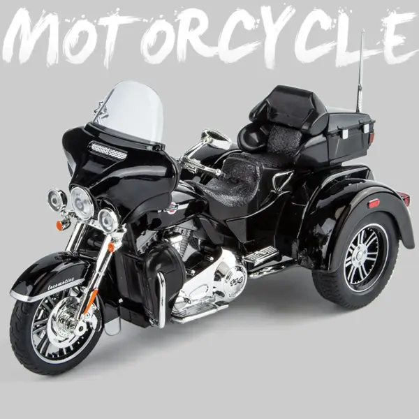 1:9 CVO Tri Glide Alloy Scale Motorcycle Model - Image 12
