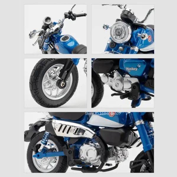 1:12 Honda Monkey Motorcycle Diecast Model - Image 3