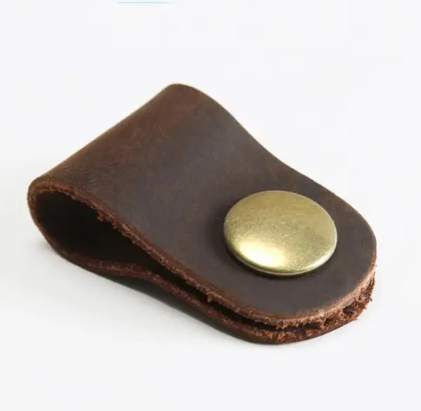 Genuine Leather Earphone Cable Winder Organizer - Image 7