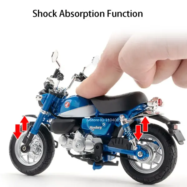 1:12 Honda Monkey Motorcycle Diecast Model - Image 6
