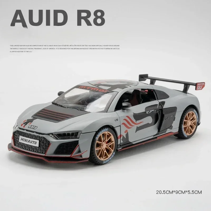 Welly R8 Super Racing Car Model 1:24 Diecast Toy 5 Welly R8 Super Racing Car Model 1:24 Diecast Toy - Image 5