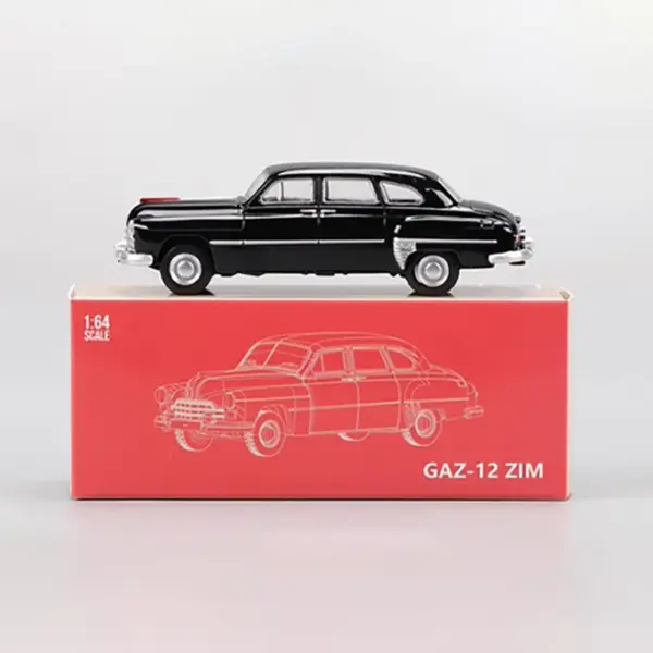 Diecast GAZ-12 ZIM 1:64 Scale Sedan Model - Image 7