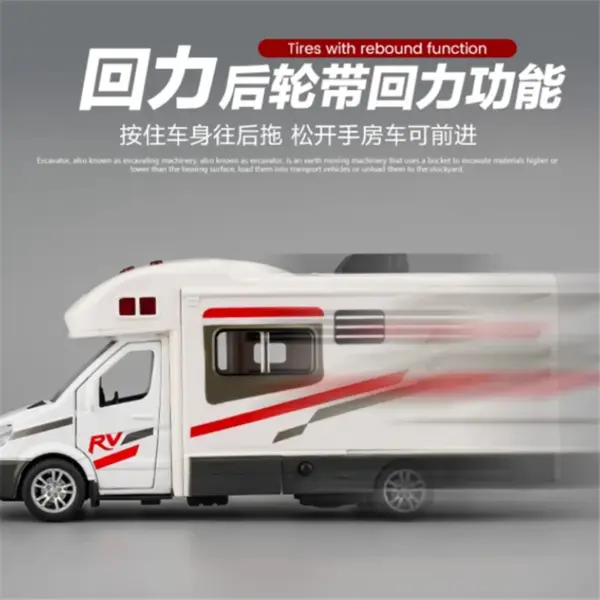 1:30 Scale Alloy Luxury RV Caravan Model - Image 6