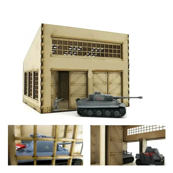72 Scale WWII Tank Model Assembly Set - Image 2