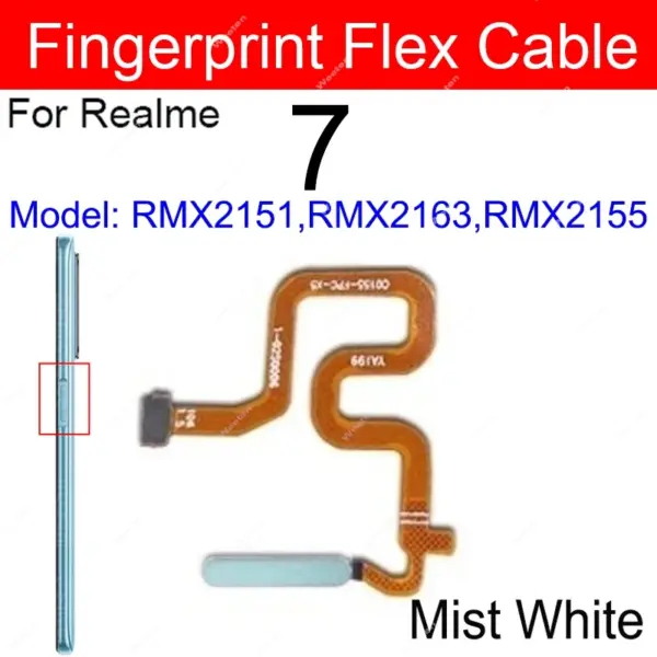 Realme Fingerprint Sensor Flex Cable for 7 8S 9Pro - Image 16
