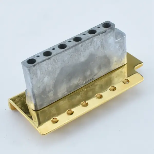 Gold Tremolo Bridge System for Electric Guitars - Image 4