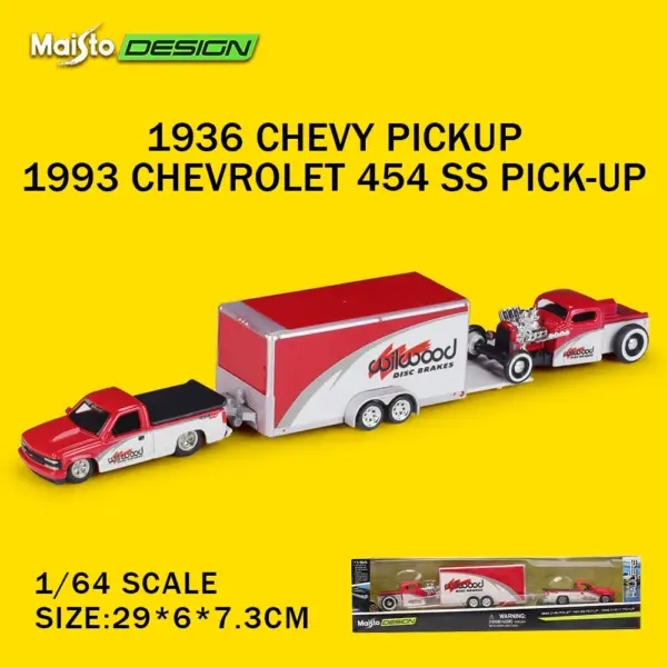 Maisto 1:64 Volkswagen Van Samba Model Set - Image 8