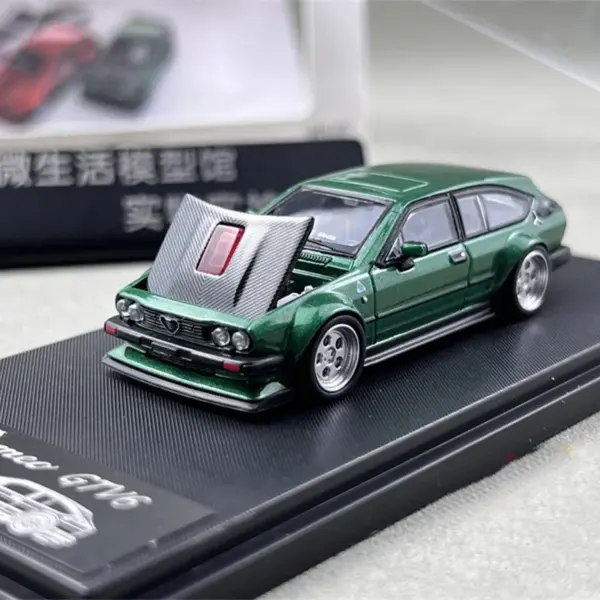 1:64 Scale Diecast Alfa Romeo GTV6 Model Car - Image 4