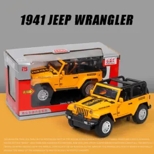 1:32 Jeep Wrangler Rubicon Diecast Model Car 21 S390895359b144f09b70635e06d0099e6Q