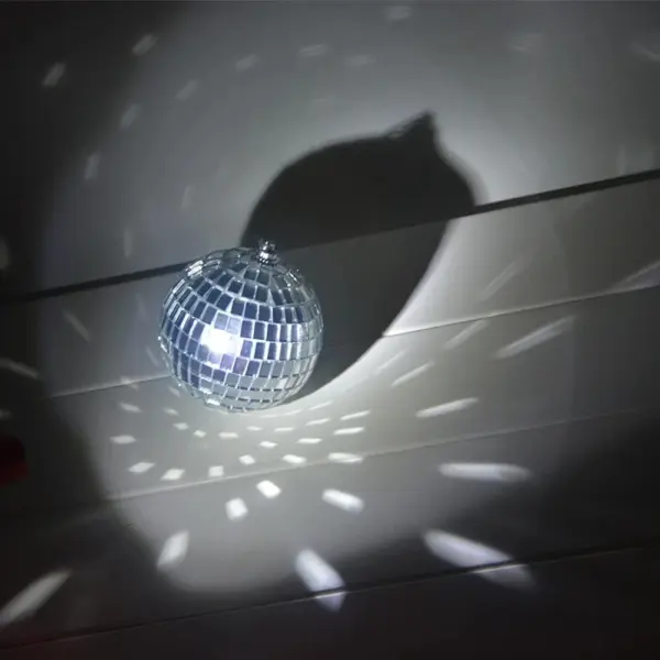 Colorful 8-Inch Disco Mirror Ball for Parties - Image 2