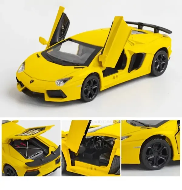 1:32 Scale LP740 Sports Car Diecast Model - Image 3