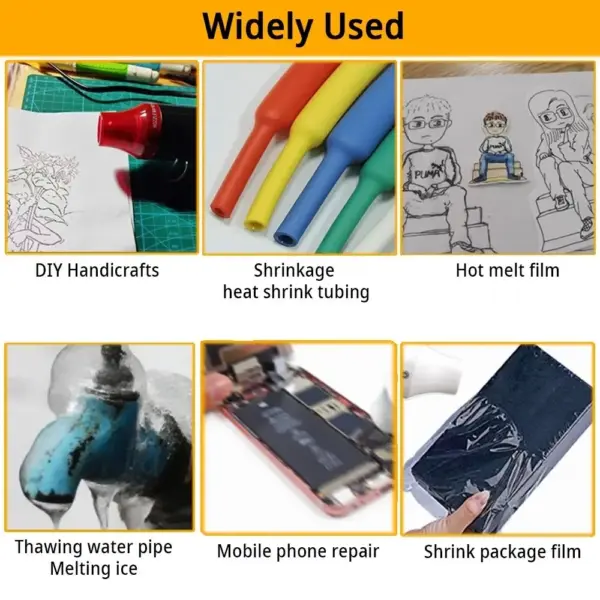 300W Handheld Hot Air Gun for Crafts - Image 5