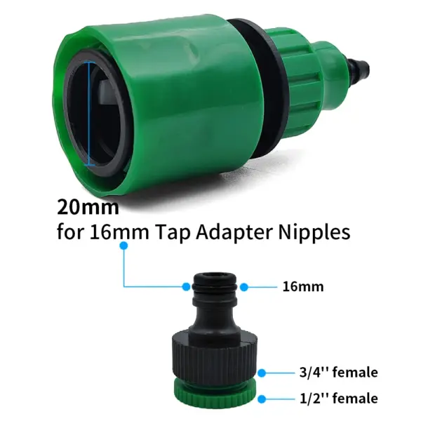 2PCS Quick Coupling Adapter for Garden Irrigation - Image 3