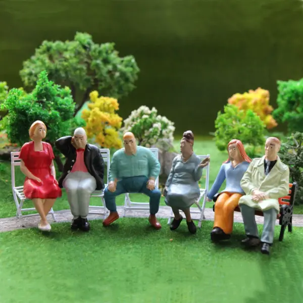 G Scale Model Seated Figures Set of 6 or 12 - Image 4