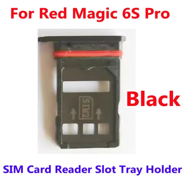 Original SIM Card Reader Tray for ZTE Nubia Red Magic Series - Image 4