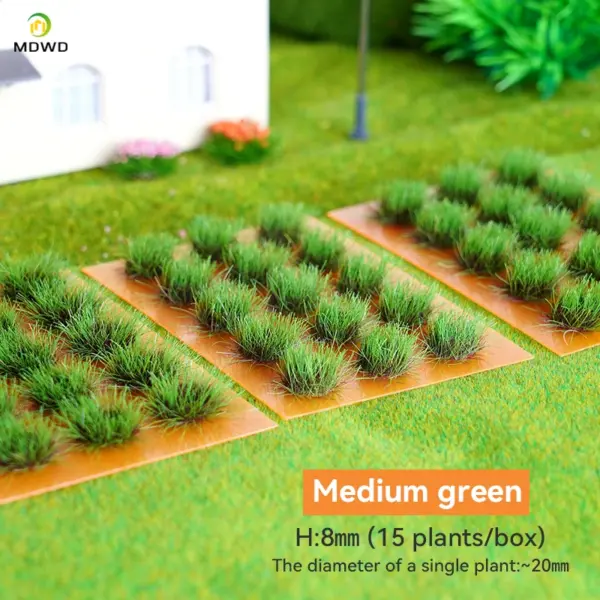15pcs Miniature Flower Grass Clusters 8mm-10mm - Image 3