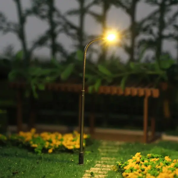 10pcs Metal Railway Street Light Lamps 3V - Image 9