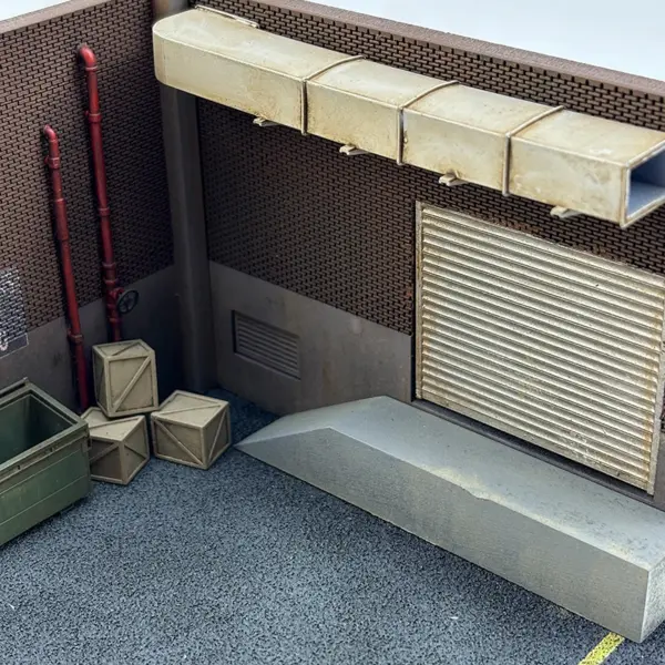1:64 Resin Parking Lot Scene Model Display - Image 6