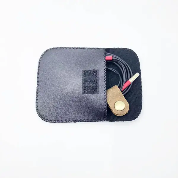 Mini Earphone Storage Bag Organizer Black - Image 3