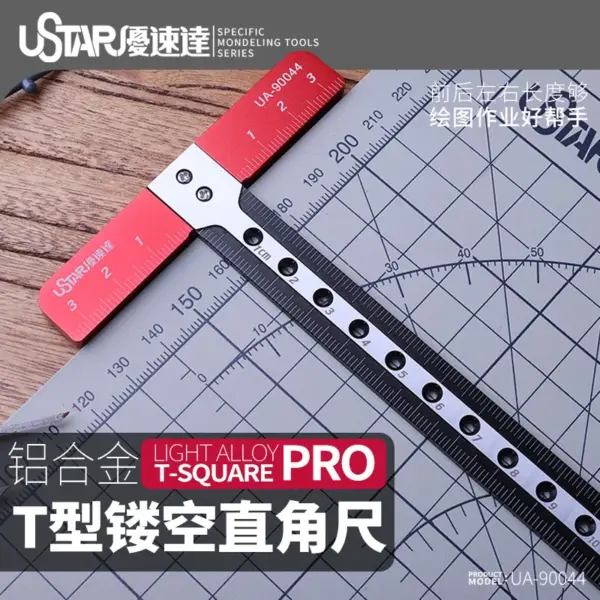 Mecha Model T-Square Ruler Measurement Tool